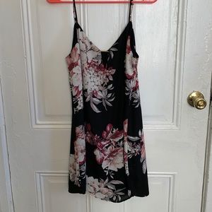 Nordstrom Black Floral Dress